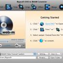 Bigasoft DVD to WebM Converter for Mac screenshot