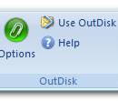 OutDisk FTP for Outlook screenshot