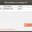 Macvendors.co Lookup screenshot