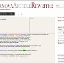 Supernova Article Rewriter screenshot