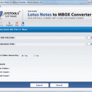 Lotus Notes to MBOX screenshot