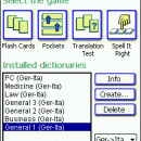 LingvoSoft FlashCards German <-> Italian for Pocket PC screenshot