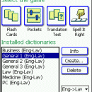 LingvoSoft FlashCards English <-> Latvian for Pocket PC screenshot