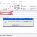 SecureEmail for Outlook 2010 screenshot