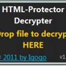 HTML-Protector Decrypter screenshot