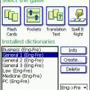 LingvoSoft FlashCards English <-> French for Pocket PC screenshot