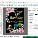 Print birthday card software screenshot