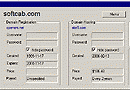 SoftCab Whois screenshot
