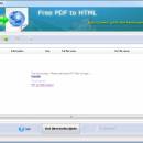 Eaglesoft Free PDF to HTML Converter screenshot