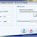 MS Access to MySQL Conversion Utility screenshot