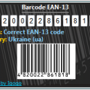 Barcode screenshot