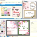 Excel Greeting Cards Maker Application screenshot