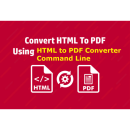 VeryUtils HTML to PDF Converter Command Line screenshot