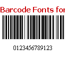 TrueType 1D Barcode Font Package screenshot