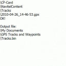 Gpx2bin screenshot