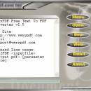 VeryPDF Free Text to PDF Converter screenshot