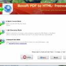 Boxoft Free PDF to Html (freeware) screenshot