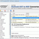 Convert OST to NSF screenshot