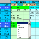 Employee Task Scheduling for One Year screenshot