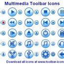 Multimedia Toolbar Icons screenshot