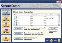 SecureClean screenshot