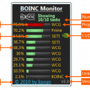 BOINC Monitor screenshot