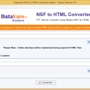 Datavare NSF to HTML Converter screenshot