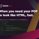 HTML to PDF JavaScript screenshot