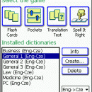 LingvoSoft FlashCards English <-> Czech for Pocket PC screenshot