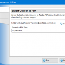 Export Outlook to PDF screenshot