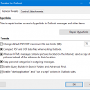 ReliefJet Tweaker for Outlook screenshot