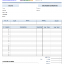 Auto Repair Invoice Template screenshot