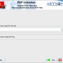 Aryson PDF Unlocker screenshot