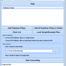 MS Publisher To Excel Converter Software screenshot