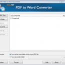 MicroPDF PDF to Word Converter screenshot