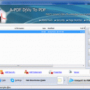 A-PDF DJVU to PDF screenshot