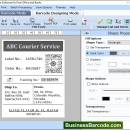 Post Office and Bank Barcode Label Maker screenshot