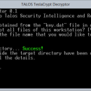 Teslacrypt Decryption Tool screenshot