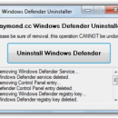 Windows Defender Uninstaller screenshot