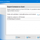 Export Contacts to vCard screenshot