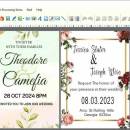 Windows Wedding Invitation Card Creator screenshot