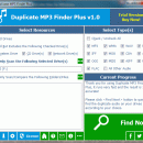 Duplicate MP3 Finder Plus screenshot