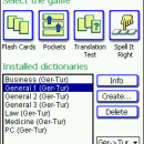 LingvoSoft FlashCards German <-> Turkish for Pocket PC screenshot