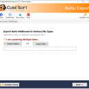 CubexSoft Kerio Export screenshot