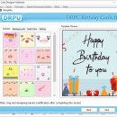 Windows Birthday Cards Maker Software screenshot