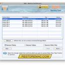 Mac Memory Card Restore screenshot