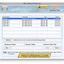 Mac Memory Card Restore screenshot