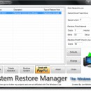 System Restore Manager screenshot