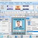 Professional Visitor Id Card Software screenshot