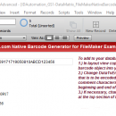 Filemaker Data Matrix Generator screenshot